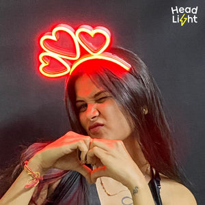 Hearts LED Headband