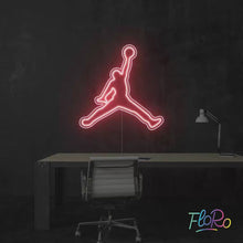 Load and play video in Gallery viewer, Jumpman FloRo Sign
