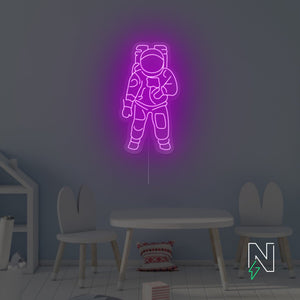 Astronaut Neon Sign