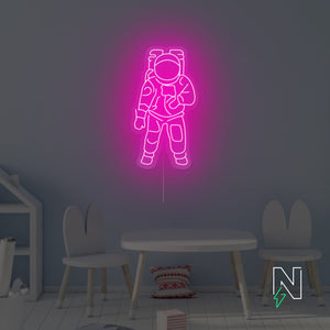 Astronaut Neon Sign