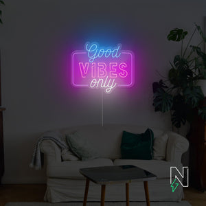 Good Vibes Only Neon Sign